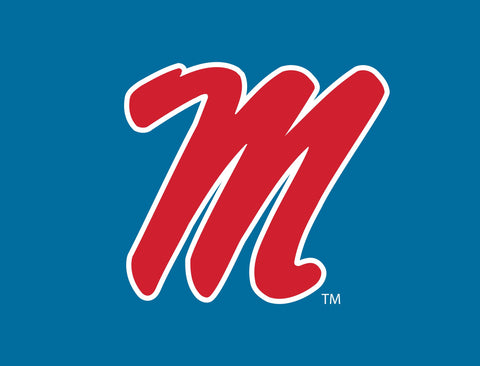 Mississippi M Mark Powder Blue Yardsy Sign