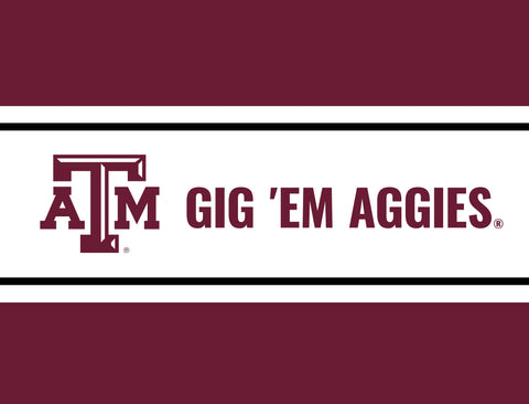 Texas A&M University Gig Em Aggies Maroon Yardsy Sign
