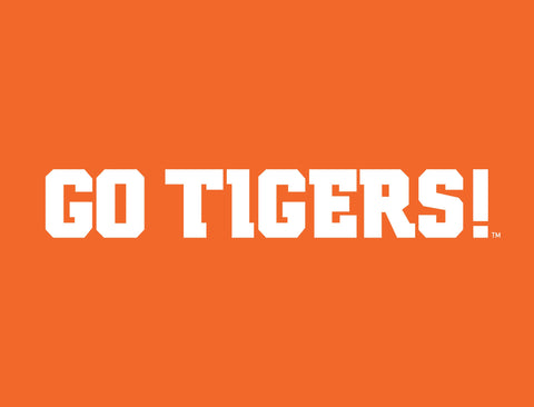Clemson Go Tigers Orange Yardsy Sign