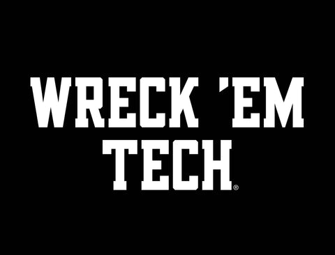 Texas Tech Wreck Em Black Yardsy Sign