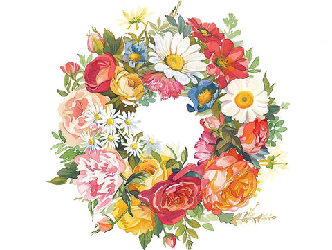 Summer Wreath Outdoor Decor Print Yardsy Sign