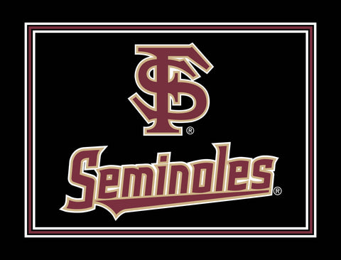 Florida State FS Seminoles Black Yardsy Sign