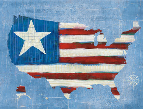 American Flag Yardsy Sign