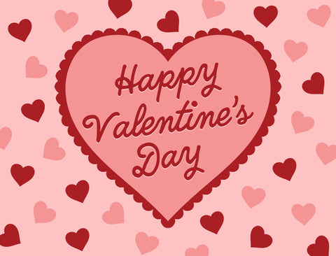 Happy Valentine's Day Heart Yardsy Sign