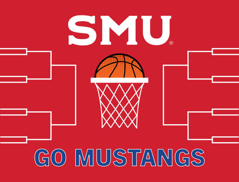 SMU Basketball Yardsy Sign