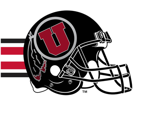 Utah Helmet Black Yardsy Sign