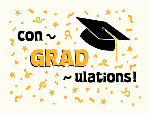 Con-GRAD-Ulations! Yardsy Sign