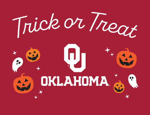 Oklahoma Halloween Trick Or Treat Yardsy Sign
