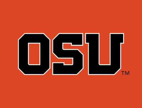 Oregon State OSU Wordmark Orange Yardsy Sign