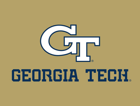 Georgia Tech Athletics Wordmark Gold Yardsy Sign