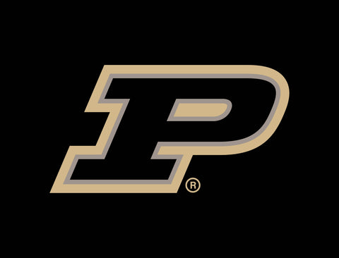Purdue P Black Yardsy Sign