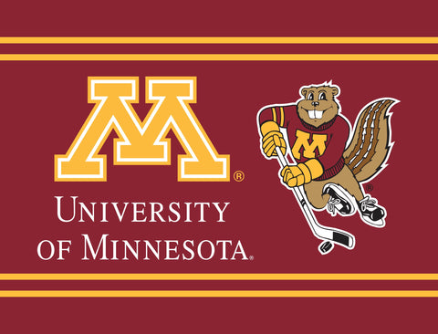 Minnesota M Goldy Hockey Maroon Yardsy Sign