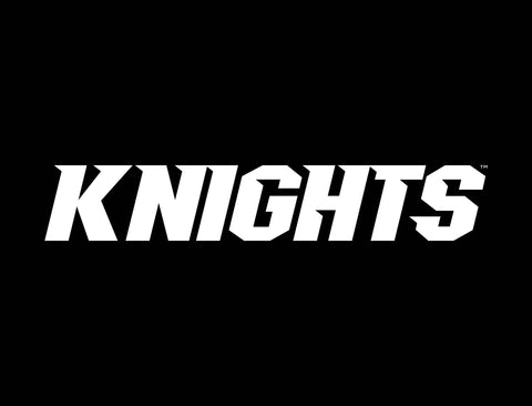 UCF Knights White Wordmark Black Yardsy Sign