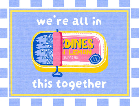 We're All In This Together Yardsy Sign