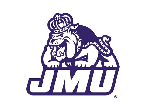 JMU Duke Dog Combo White And Purple Yardsy Sign