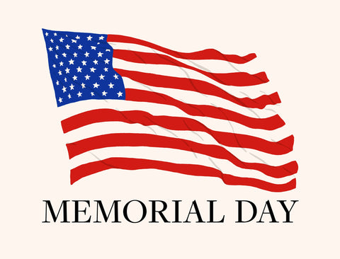 Memorial Day Flag Yardsy Sign