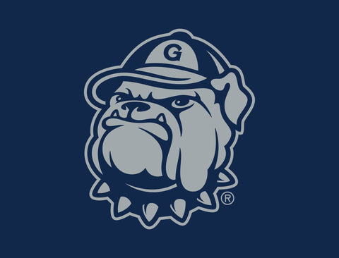 Georgetown Bulldog Mascot Blue Yardsy Sign