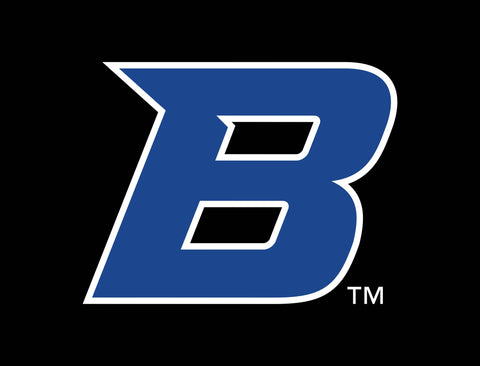 Boise State B Academic Mark Black Yardsy Sign