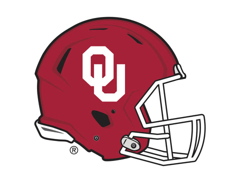 Oklahoma Helmet Mark White Yardsy Sign