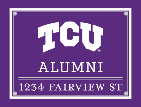Alumni TCU Custom Yardsy Sign