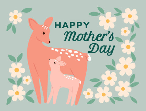 Happy Mother's Day Doe And Fawn Yardsy Sign