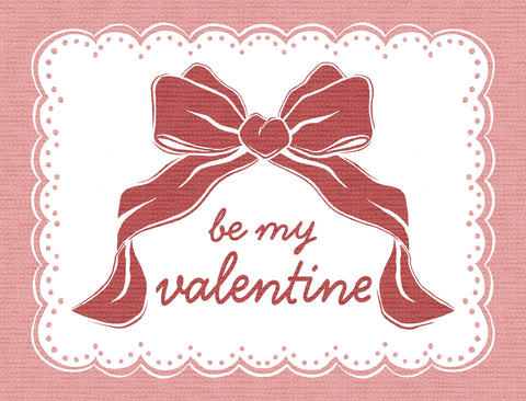 Be My Valentine Bow Yardsy Sign