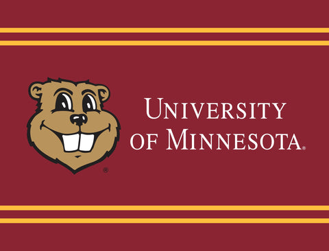 Minnesota Goldy Mascot Head Maroon Yardsy Sign