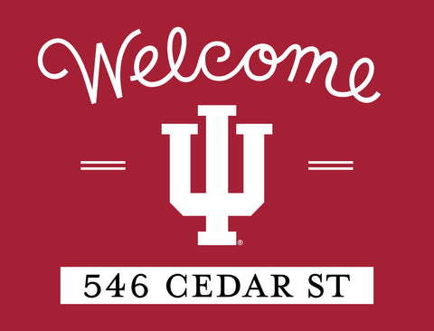 Welcome Indiana University Custom Yardsy Sign