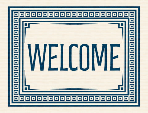Luxe Welcome Yardsy Sign