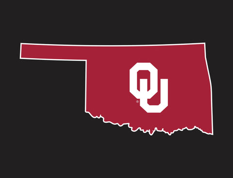 Oklahoma State Mark Black Yardsy Sign