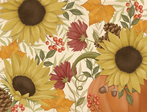 Thanksgiving Flowers Yardsy Sign