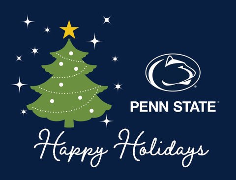 Penn State Happy Holidays Yardsy Sign