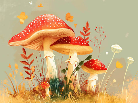 Mushroom Mountain Garden Decor Yardsy Sign