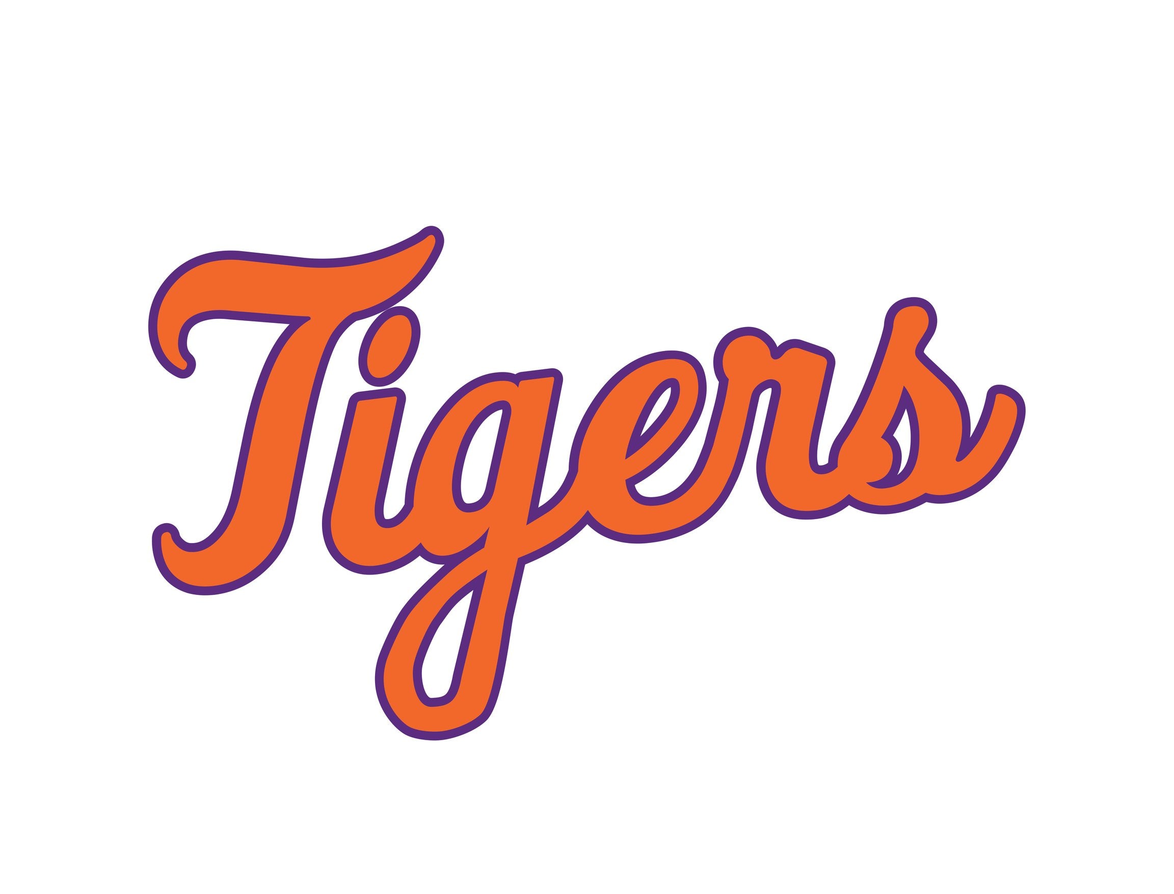 Clemson Tigers Metal Street Sign – 24″ X 5″ Tigers Blvd Boulevard – Official University Sign