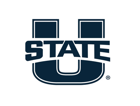 USU White Yardsy Sign