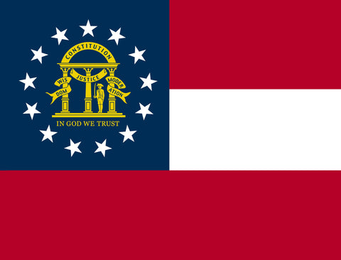 Georgia State Flag Yardsy Sign
