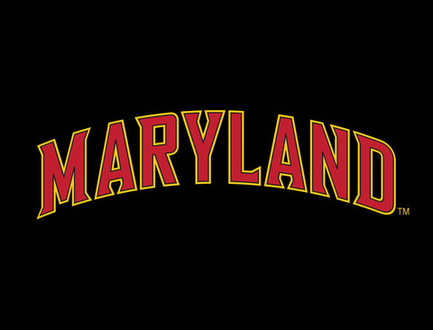 Maryland Wordmark Black Yardsy Sign