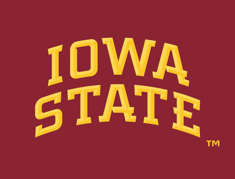Iowa State Red Arc Yardsy Sign
