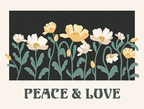 Peace & Love Yardsy Sign