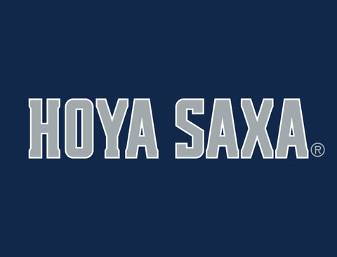 Georgetown University Hoya Saxa Blue Yardsy Sign