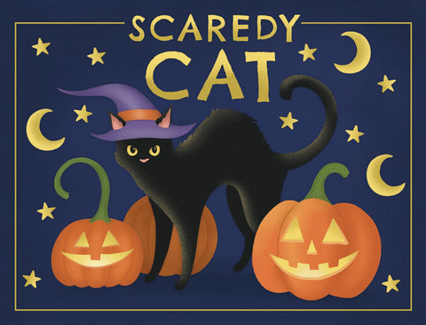 Scaredy Cat Halloween Yardsy Sign
