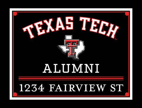 Alumni Texas Tech Custom Yardsy Sign