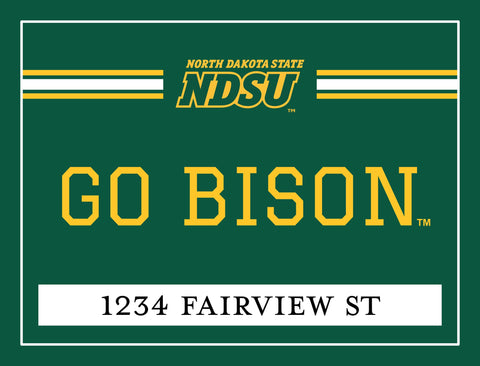NDSU Go Bison Custom Yardsy Sign