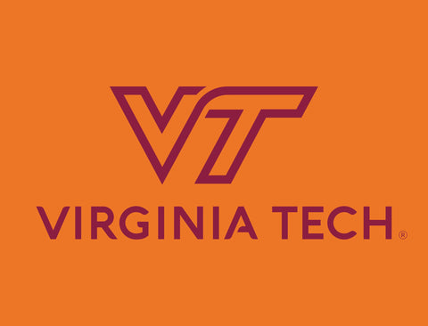 Virginia Tech Institutional Mark Orange Yardsy Sign