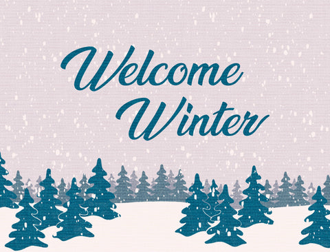 Welcome Winter Yardsy Sign