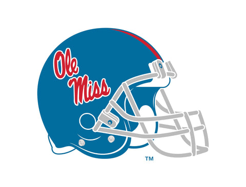 Mississippi Helmet Powder Blue White Yardsy Sign