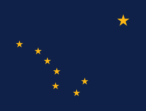 Alaska State Flag Yardsy Sign
