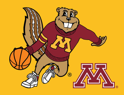 Minnesota Goldy Basketball Yardsy Sign