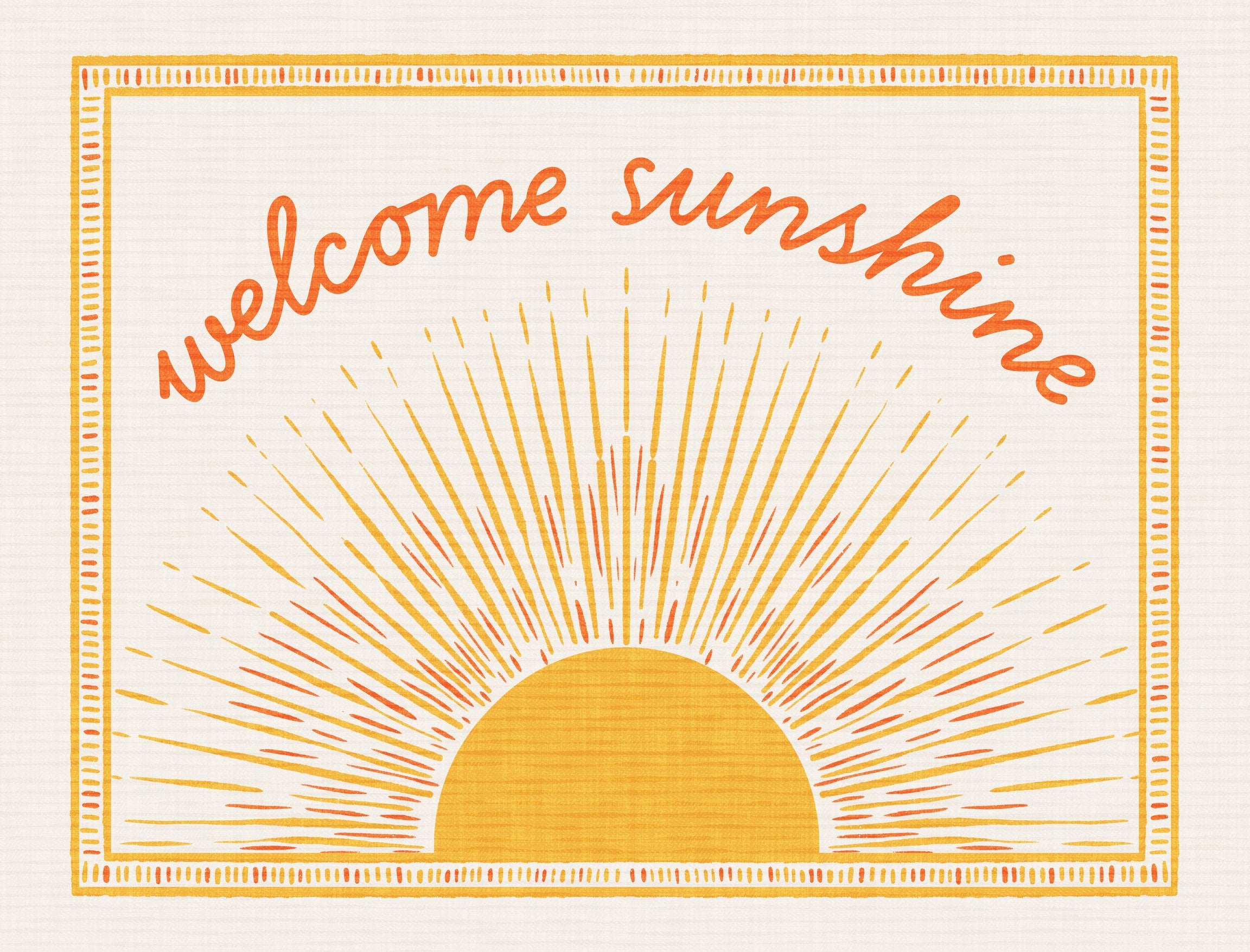 Welcome Sunshine Yardsy Sign