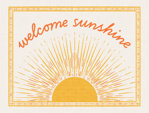 Welcome Sunshine Yardsy Sign
